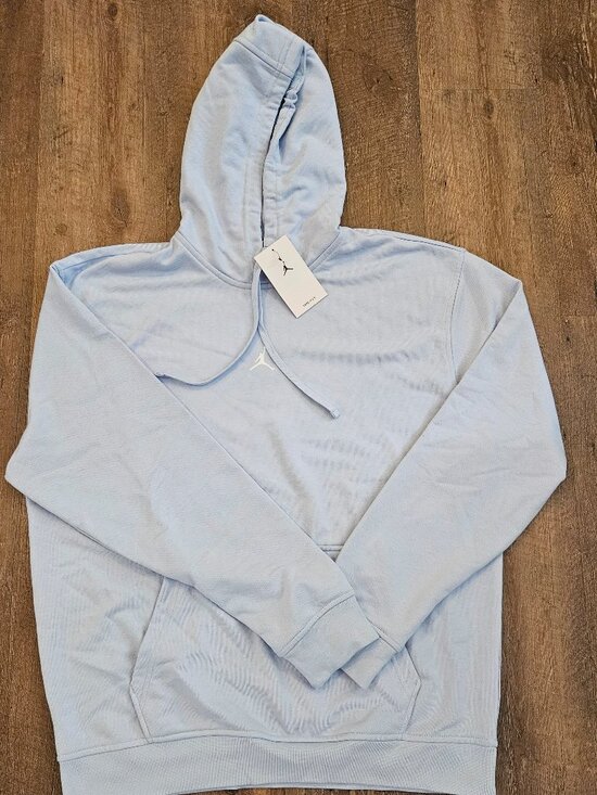 Jordan Other - NWT Jordan Dri-FIT Pullover Hoodie Men's Large Light Blue Jumpman Sweatshirt